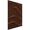Ekena Millwork 19 5/8in. W x 19 5/8in. H Wave EnduraWall Decorative 3D Wall Panel Covers 2.67 Sq. Ft. WP20X20WVDRU - alternate 5